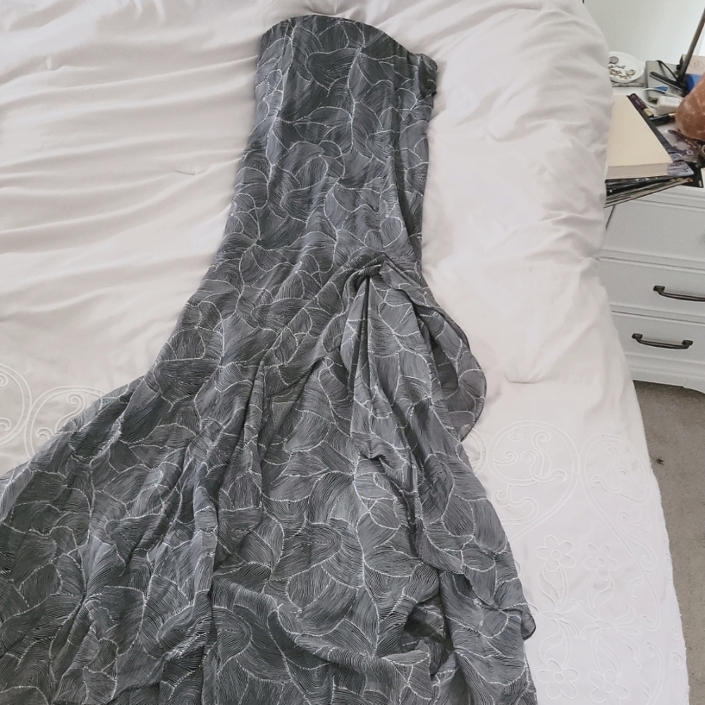 NWT Pamella roland formal maxi 100% silk outer layer gown size 6